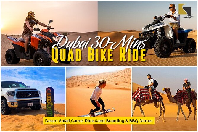 Dubai Quad Biking with Desert Safari - Thrilling ATV Ride Dubai - Dune Bashing and the Weather-Dependent Photo Stop