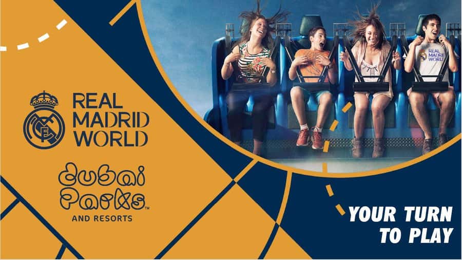 Dubai: Real Madrid World Theme Park Entry Ticket - Celebration Plaza: Where the Thrills and Football Play Live