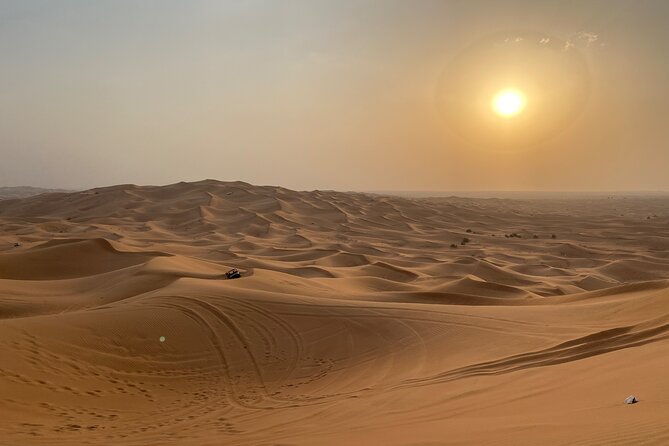 Dubai Red Desert Safari on Private 4x4, Sand Boarding, Camel 4hrs - Timing, water, and the real value of $214.63 per group