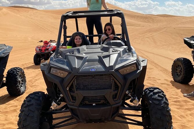 Dubai Red Dune Desert Safari, Buggy Ride & BBQ Buffet Dinner - Twin-Seater 4x4 Buggy Ride: Instruction, Control, and Real Sand Work
