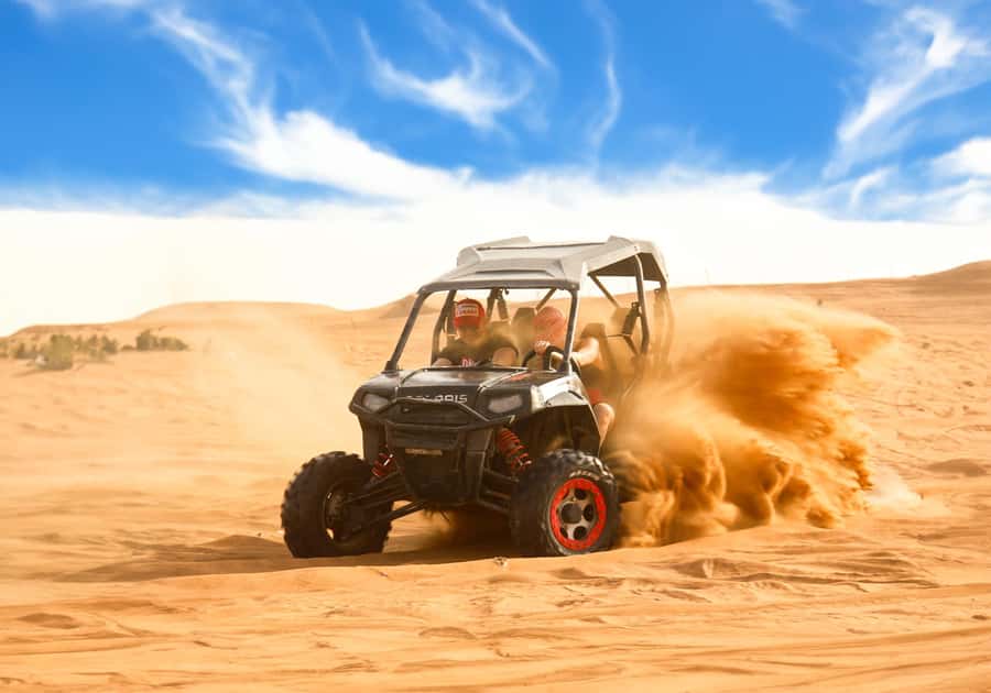 Dubai: Red Dunes Morning Desert Quad, Buggy or 4x4 Ride - The High Dune photo stop and sandboarding time