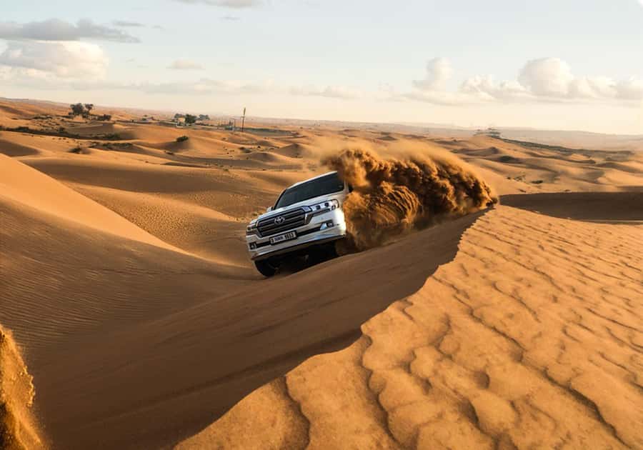 Dubai: Red Dunes Morning Desert Quad, Buggy or 4x4 Ride - Camel rides at two desert moments