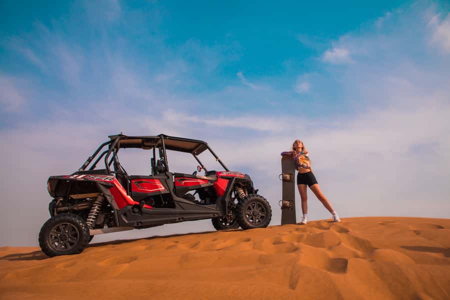 Dubai: Red Dunes Quad Bike, Dune Buggy, Camel & Refreshments - Why This Desert Combo Works So Well in Dubai