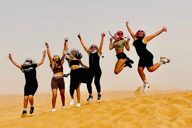 Dubai Red Dunes with Sandboarding, Camel Ride, Falcon & VIP Camp - Camel Ride at Twilight: Quiet Wonder Between the Thrills
