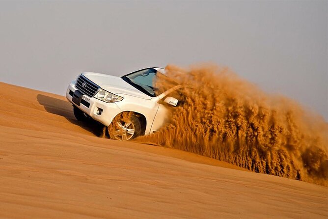 Dubai: Sandboarding, Camel Ride and Red Dune Bashing Safari - Red Dune Bashing in a Land Cruiser: Where the Thrill Happens