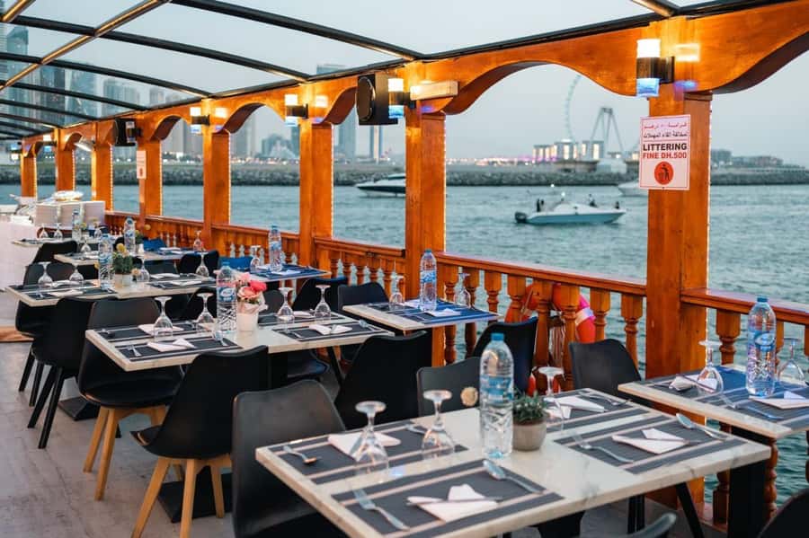 Dubai: Scenic Dhow Cruise with Buffet Dinner and Live Shows - Buffet Dinner on Board: What You Get and What It Means