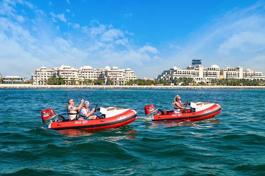 Dubai: Self-Drive Boat Experience for 1 or 2 People - The briefing, safety vest, and how the self-drive actually works