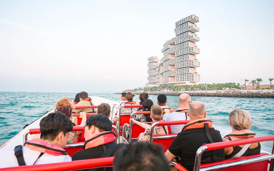 Dubai: Sightseeing Speedboat Tour with Live Tour Guide - Atlantis The Palm and Burj Al Arab: the two stops people remember