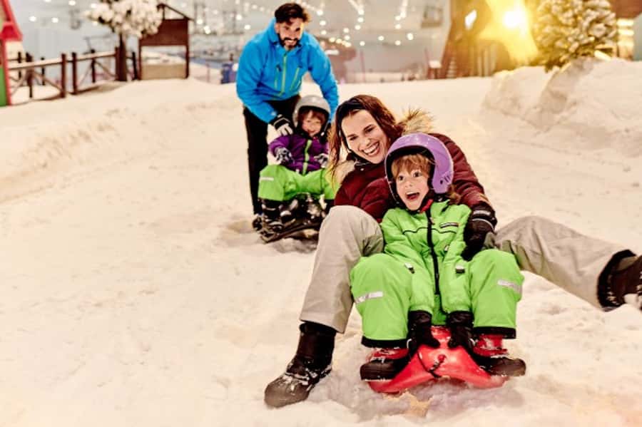 Dubai: Ski Dubai Snow Plus Pass - The core snow fun: tobogganing, tubing, sled rides, and Bump Car