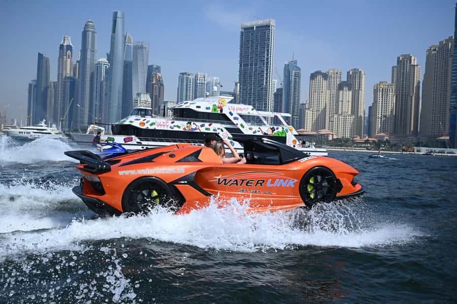 Dubai: Splash & Thrill | 20min Jet Car DXB Harbour - Safety briefing and controls, why beginners usually relax fast