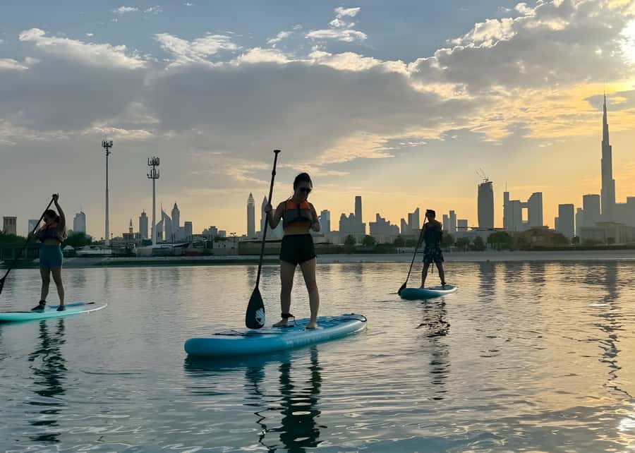 Dubai: Stand-Up Paddle Boarding with Burj Khalifa View - Should you book this Burj Khalifa SUP ride?