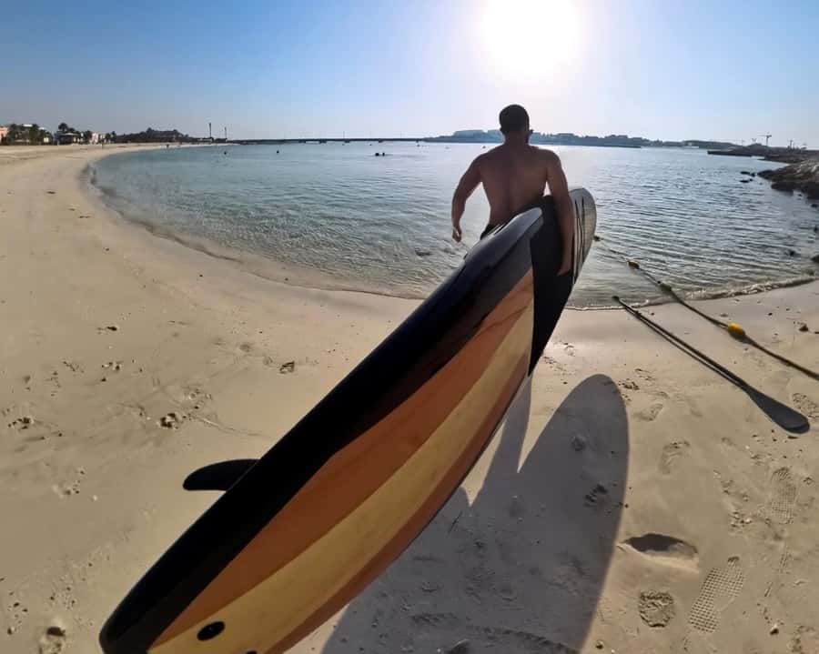 Dubai: Stand-Up Paddle Boarding with Burj Khalifa View - What to pack and wear for a Dubai SUP session