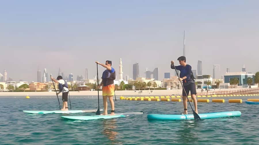 Dubai: Stand-Up Paddle Boarding with Burj Khalifa View - Where the “self-guided” part actually matters