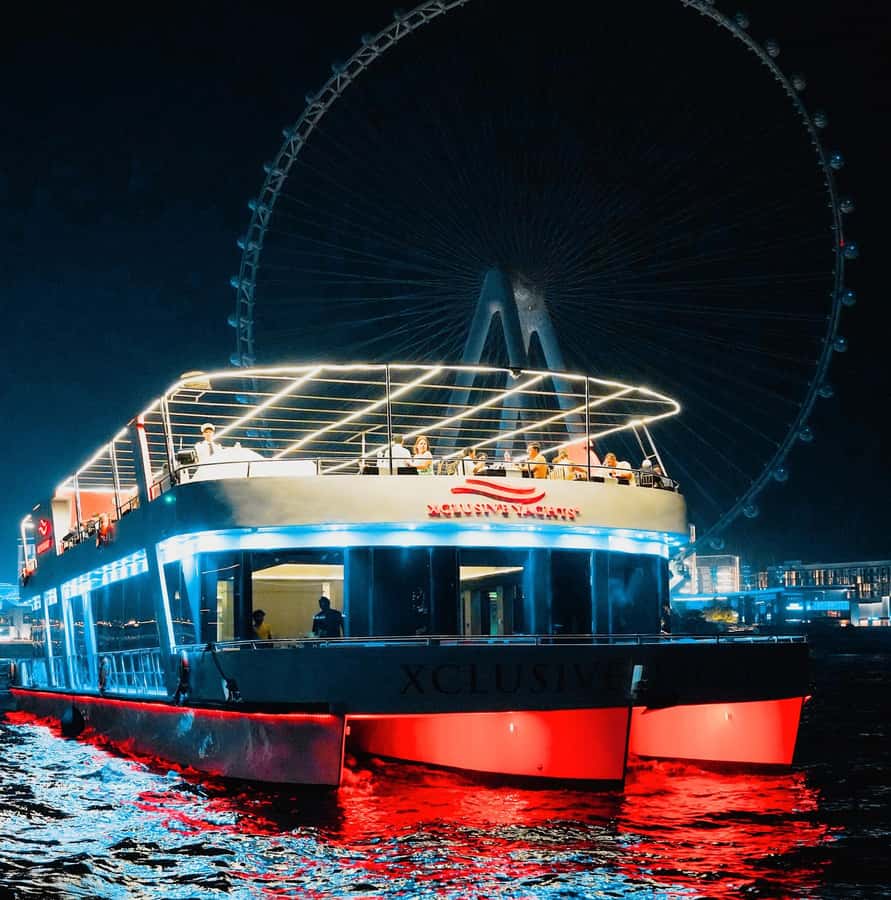 Dubai: Sunset or Dinner Cruise with Live Music & Open Bar - Getting There: Xclusive Yachts Boarding Point at Marina Mansion