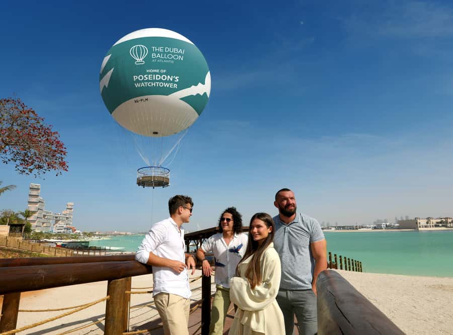 Dubai: The Dubai Balloon at Atlantis - Dubai Balloon at Atlantis, the quick way to see the Palm from above