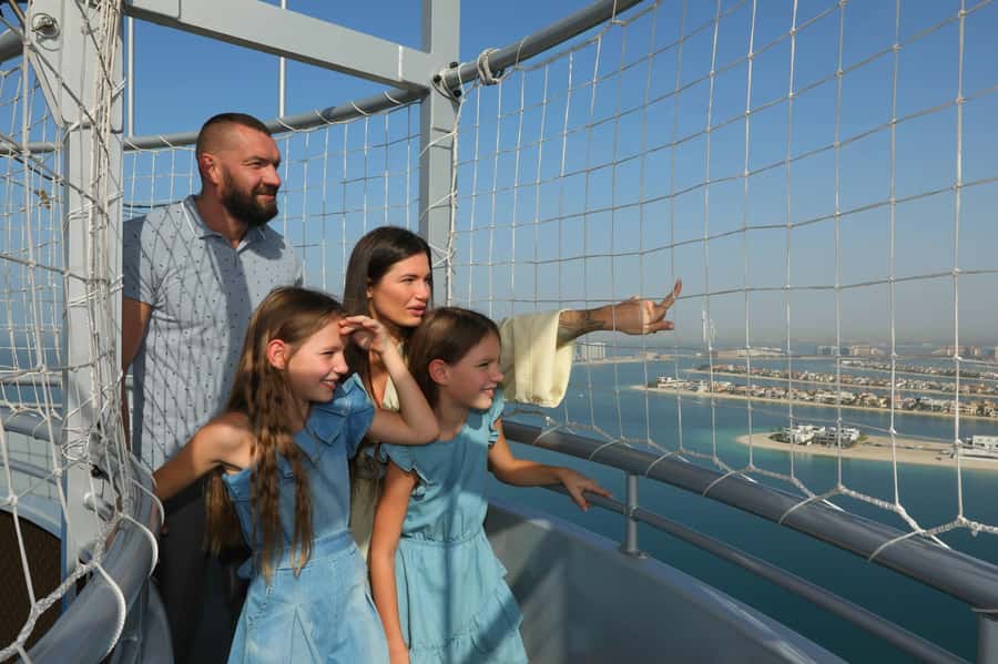 Dubai: The Dubai Balloon at Atlantis - Palm Jumeirah views and Burj Al Arab photos, when to expect the best light