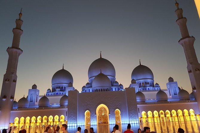 Dubai to Abu Dhabi Full Day Tour with Grand Mosque - Saadiyat Island photo stops: Louvre Abu Dhabi outside view