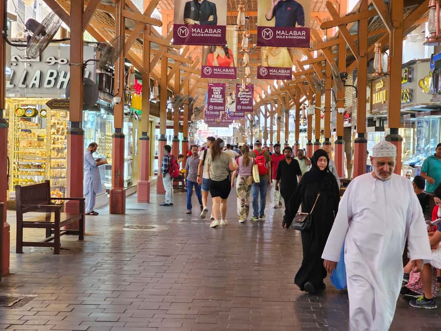 Dubai: Top 15 Must-See Dubai Sightseeing Tour in a SUV/VAN - Souq Madinat Jumeirah: where the Burj Al Arab frame is the main event