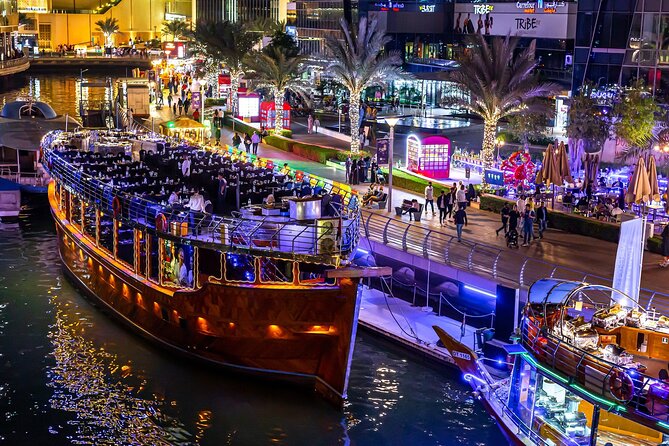 Dubai Tour At Night - Dubai Marina Walk: Waterfront Lights and Easy Photo Time