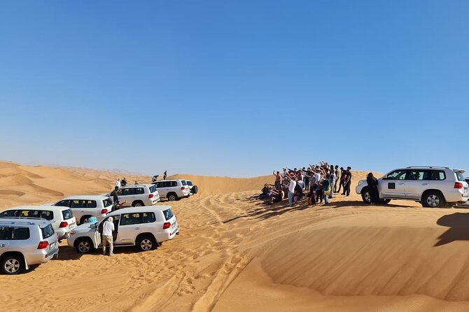 Dubai: Unique MORNING 4WD Red Dunes Safari - Camel ride for the slow-motion desert moment