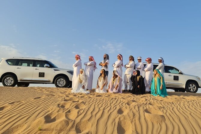 Dubai: Unique MORNING 4WD Red Dunes Safari - Group size: fun energy, but not private