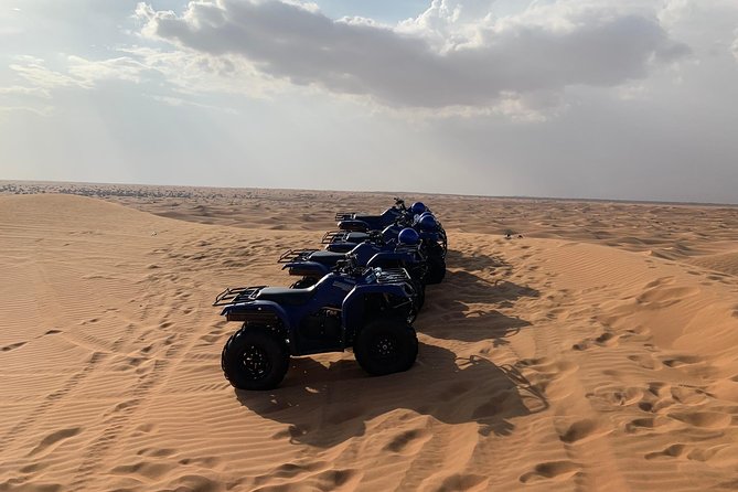Dubai: Unique SUNSET Quad Bike Red Dunes Safari - Small group feel: why the numbers matter in the desert