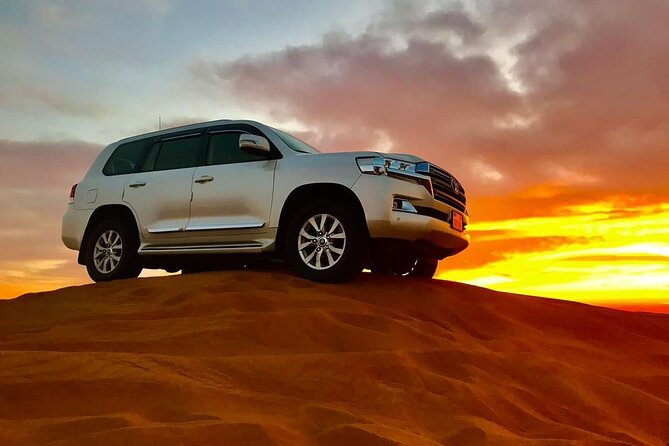 Dubai VIP Desert Safari & Sunset , Camel Ride, Premium dinner - Lahbab Red Dunes: dune bashing without the guesswork
