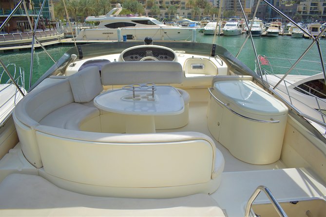 Dubai Yacht Rental - Book 58 ft Private Yacht up to 28 persons - Drinks and bring-your-own food: a smart way to keep costs under control