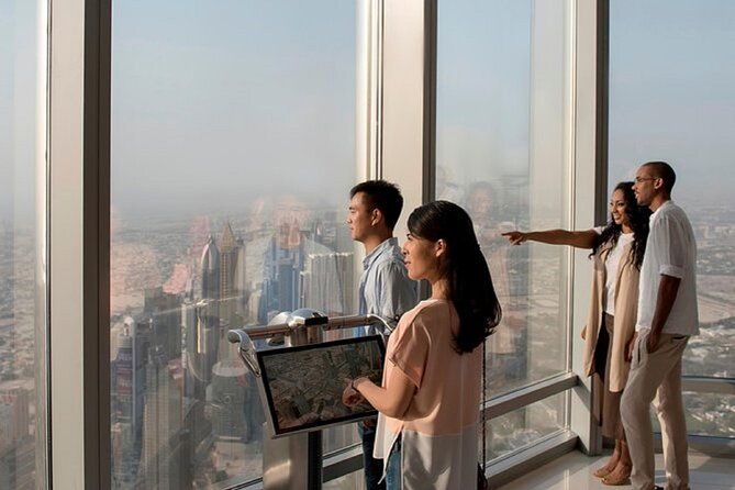 Entrance Ticket to Burj Khalifa - Telescope viewing and city clarity, including Dubai haze