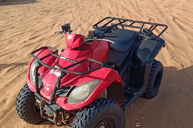 Evening Desert Safari with BBQ Buffet Camel Ride and Arabic Shows - Land Cruiser dune bashing: fast, fun, and a bit bumpy