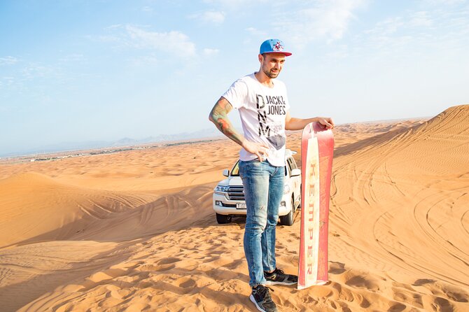 Evening Desert Safari with Quad Bike, BBQ Dinner and Camel Ride - Quad Bike ATV Time and Sandboarding: Pick Your Level of Chaos
