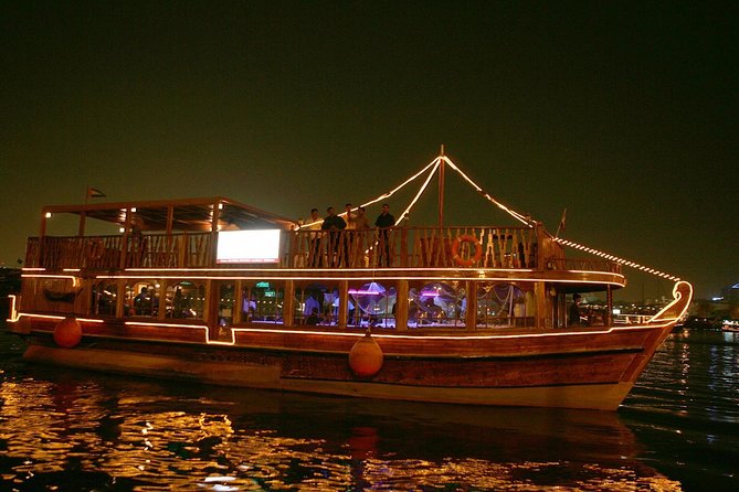 Evening Dhow Dinner Cruise in Dubai - Boarding the wooden dhow: where you sit changes everything