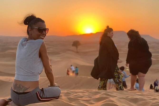 Evening Dubai Desert Safari Experience with Dinner and Shows - Light and Sound at the Camp: Fire Dance, Tanoura, and Belly Dance