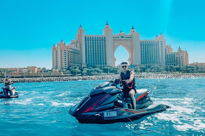 Exclusive 2HR Jet Ski TOUR-JBR & BLUEWATERS-ATLANTIS-BURJ AL ARAB - The Coastline Tour That Packs Big Dubai Views Into 2 Hours