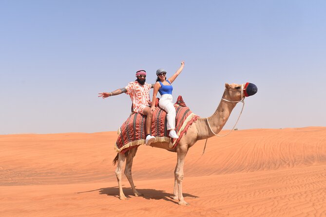 Exclusive Desert Safari Camel Ride Sandboard & Buffet BBQ Dinner - Private Group Desert Safari, From Lahbab Red Dunes to Al Aweer Nights