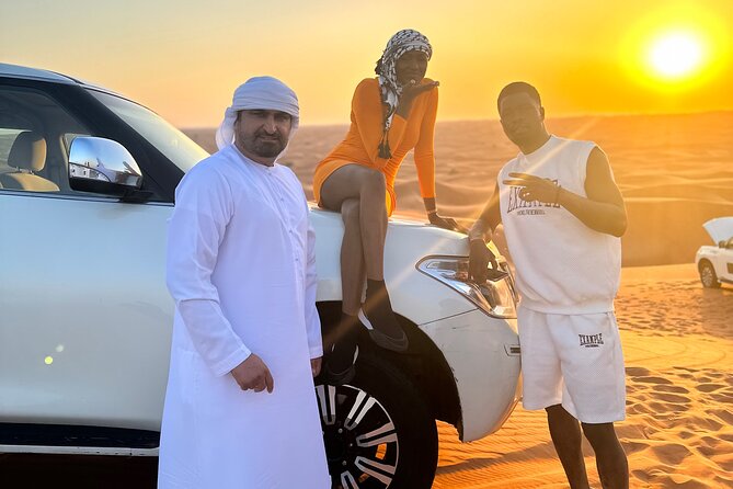 Exclusive Desert Safari Camel Ride Sandboard & Buffet BBQ Dinner - Live Arabic Entertainment and the Fire Show Finale