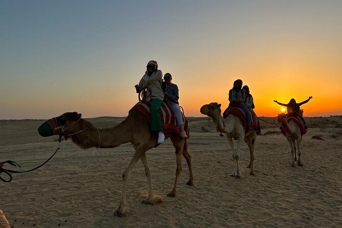 Exclusive Private Evening Desert Safari with BBQ Dinner In Dubai - Camel ride, henna, shisha, and the falcon photoshoot