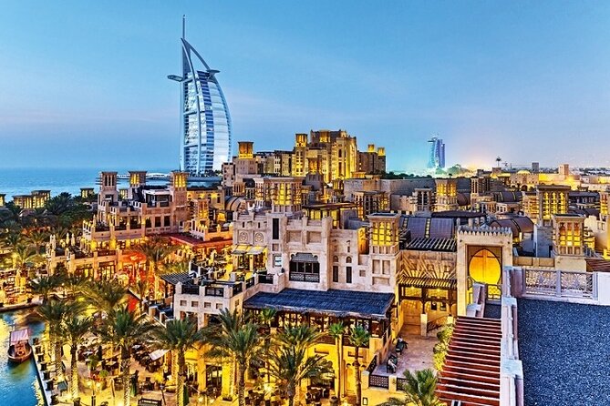 Exploring the City of Dubai | Complete Dubai City Tour - Burj Al Arab outside: the iconic shape, the restricted entry reality