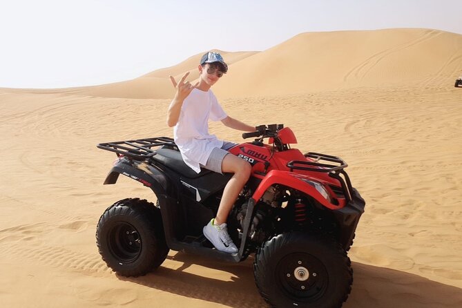 Extreme Quad Driving Adventure Tour - Camel Ride and Sandboarding, The Classic Desert Duo