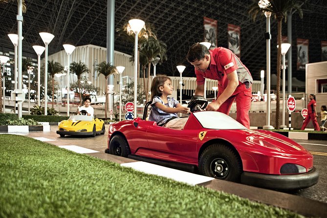 Ferrari World Entrance ticket - Scuderia Challenge and the Virtual Ferrari Factory Stop