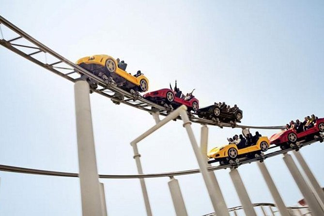Ferrari World Entrance ticket - Speed of Magic and Tyre Twist: Fun Indoors Without the Sweat Factor