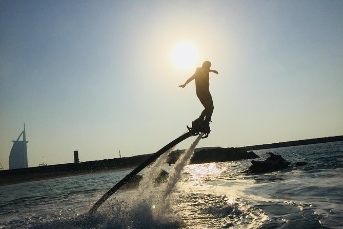 Flyboard Experience in Dubai - 30min - Flyboarding Over Dubai’s Waterfront, With Burj Al Arab in View