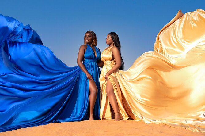 Flying dress photoshoot activity in Dubai - Key things that make this flying dress shoot work
