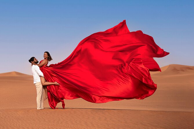 Flying dress photoshoot activity in Dubai - Who should book Dreamshoots Dubai flying dress photos?