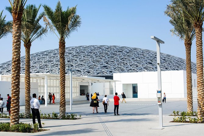 From Dubai: Abu Dhabi Full-Day Trip with Louvre & Grand Mosque - Two icons and a clean day plan from Dubai