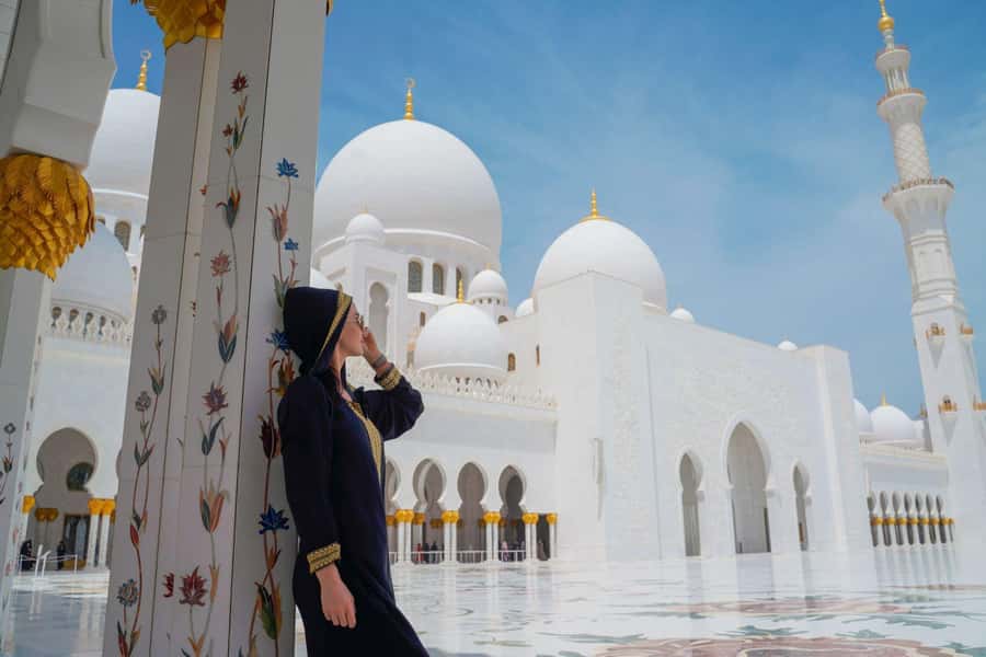 From Dubai: Abu Dhabi Grand Mosque & Louvre Museum Full-Day - Key highlights you will actually feel