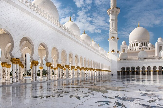 From Dubai: Abu Dhabi Heritage Tour, Qasr Al Watan, Grand Mosque - What You Get for $93.15 on an Abu Dhabi Day