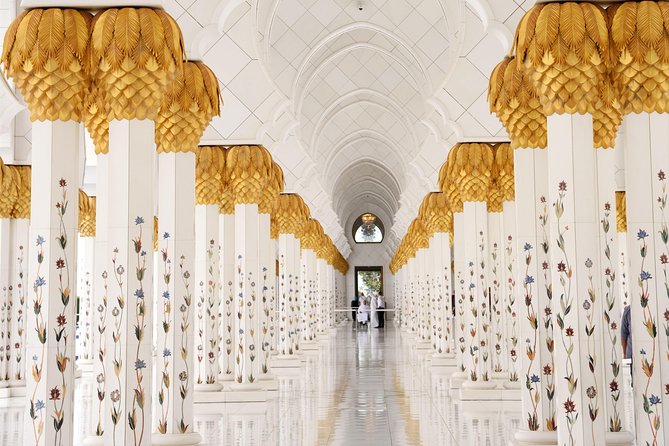 From Dubai: Abu Dhabi Heritage Tour, Qasr Al Watan, Grand Mosque - Emirates Palace Photo Stop, Then the Palace You Actually Came For