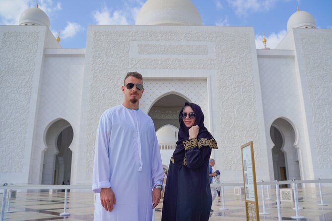 From Dubai: Abu Dhabi Sheikh Zayed Grand Mosque Guided Tour - Sheikh Zayed Grand Mosque exterior: marble, domes, and “first look” photos