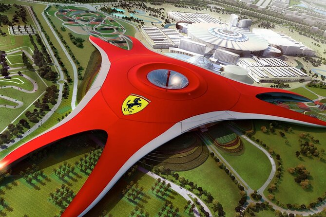 Full-Day Abu Dhabi City Guided Tour from Dubai - Ferrari World on Yas Island: good for photos, not a full theme park day